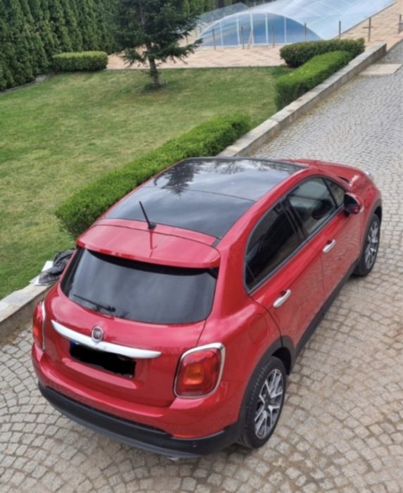 Продавам червен автомобил Fiat 500x 2017г. автоматик