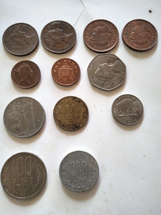 Monede lire italiene,pence