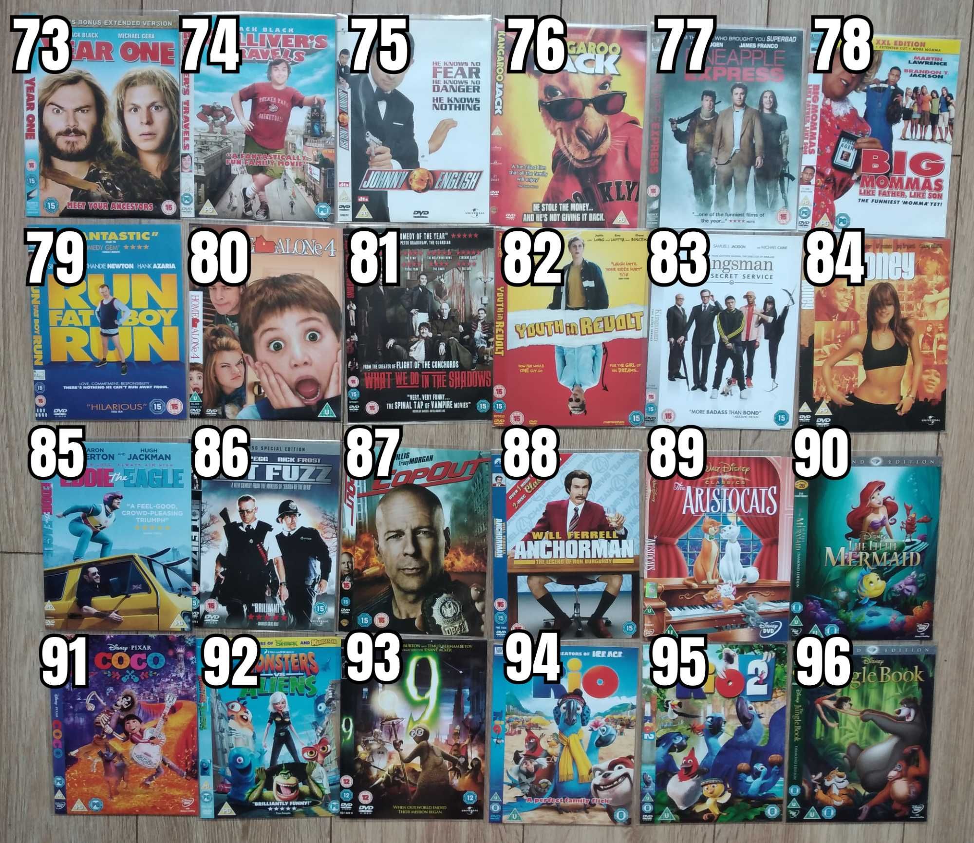 Комедия Филми DVD's - Оригинални Дискове на Английски Език - 4 лв/бр