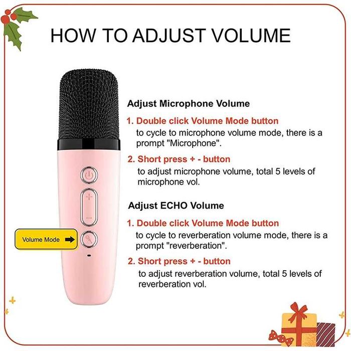 Boxă portabilă cu bluetooth microfon pentru copii și profespri