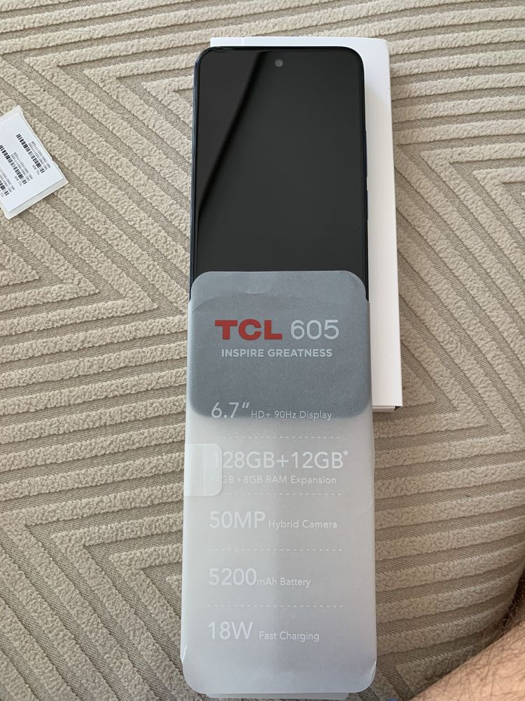 GSM TCL 605, 128 GB, запечатан, нов