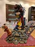 Deadpool vs wolverine Marvel миниатюра, 3d resin print