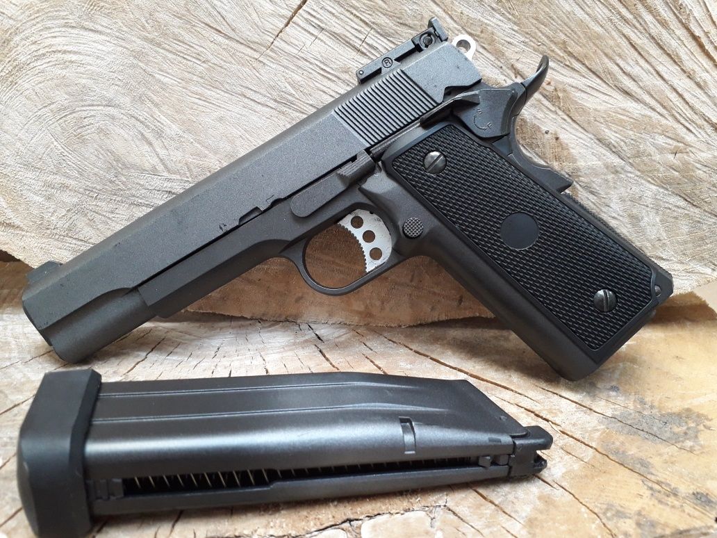 REDUS Colt1911 FullMetal Recul Upgradat 4.5j Co2+CUTIE pistol airsoft