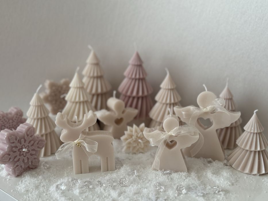 Ръчно изработени ароматни свещи от соев восък