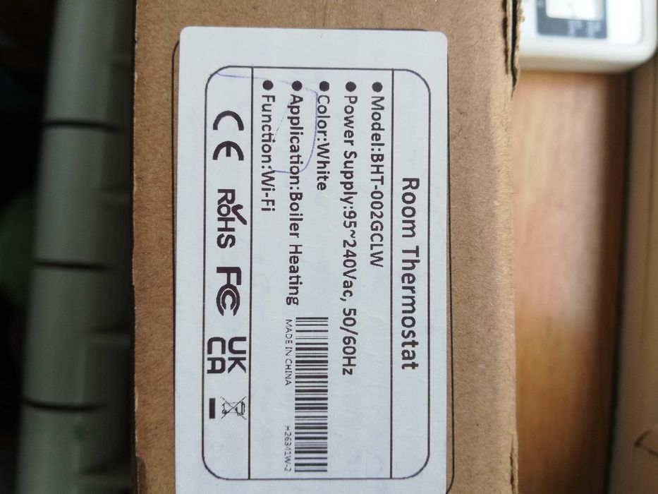 Смарт термостат с wi-fi управление