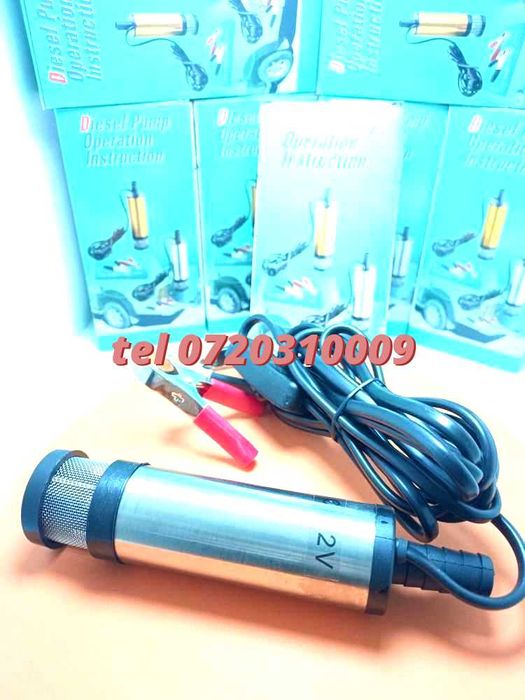 Pompa Submersibila Mica Rulota Chiuveta Camping Cabane 12v 12litri 38