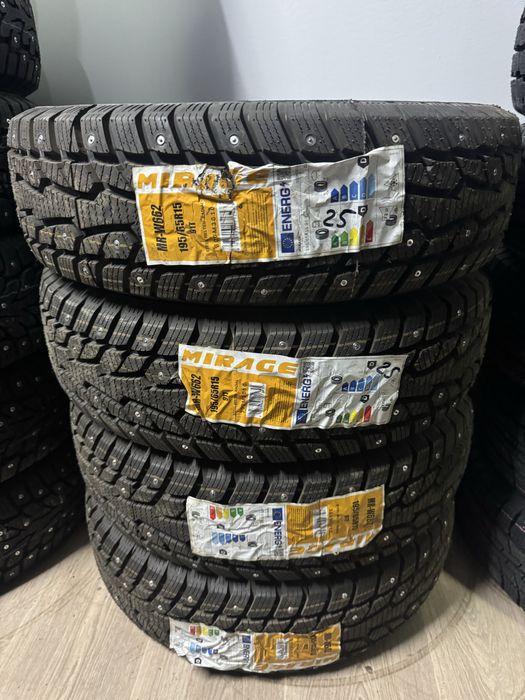 Шины новые шипы зима 195/65 R15 покрышки резина колеса донгелек