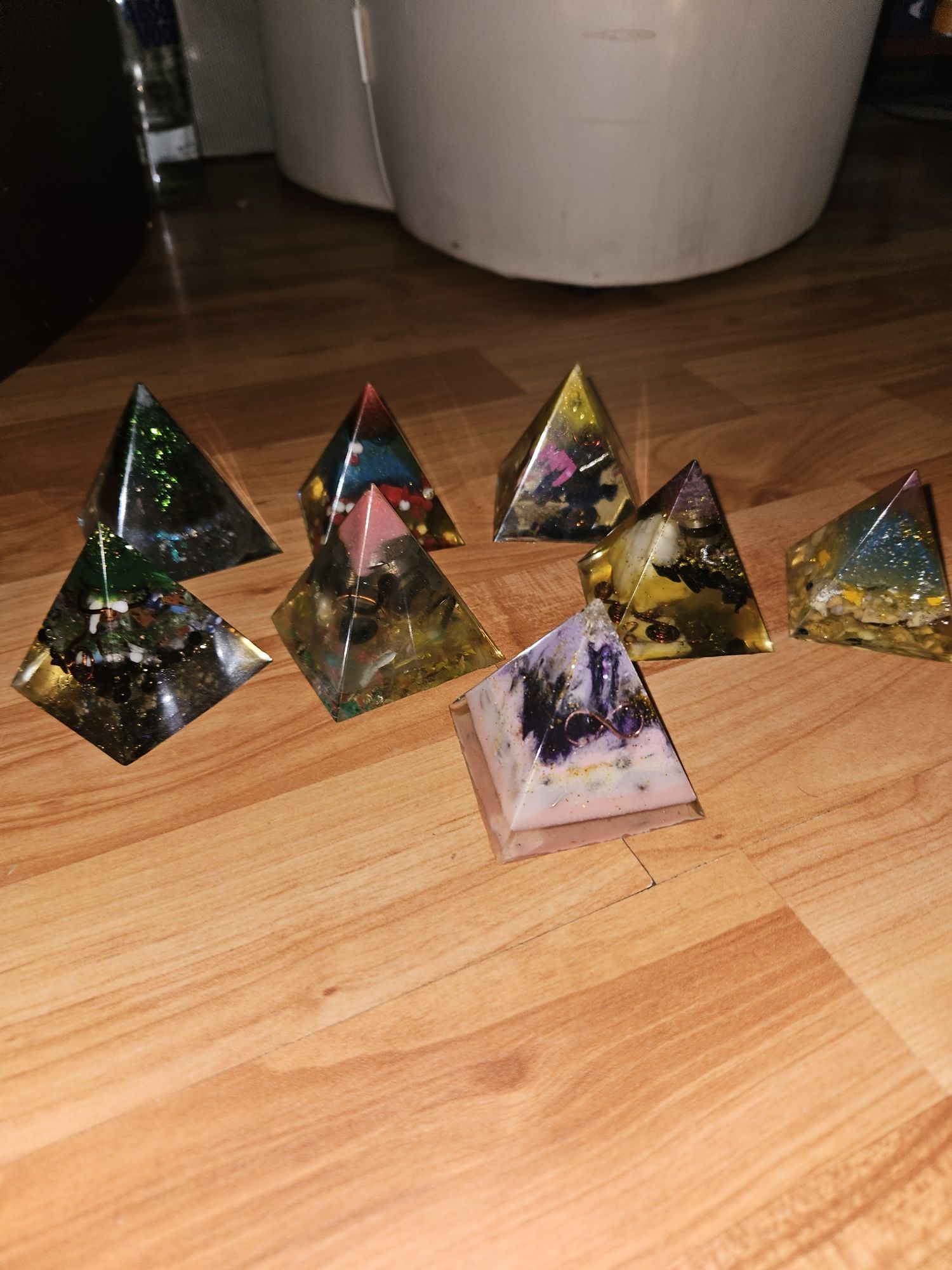 Piramide 6x6 cm, pentru creștere spirituala handmade