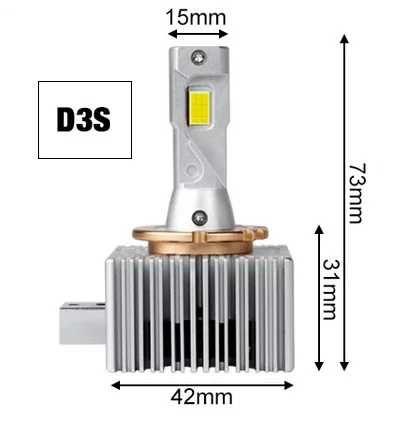 Лед крушки №3657-3 Led-Xenon-D3S -Canbus- D-serie - 2 бр.