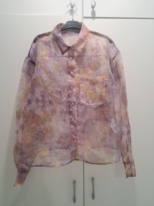 NLY Trend риза тюл преливащи цветове р-р М