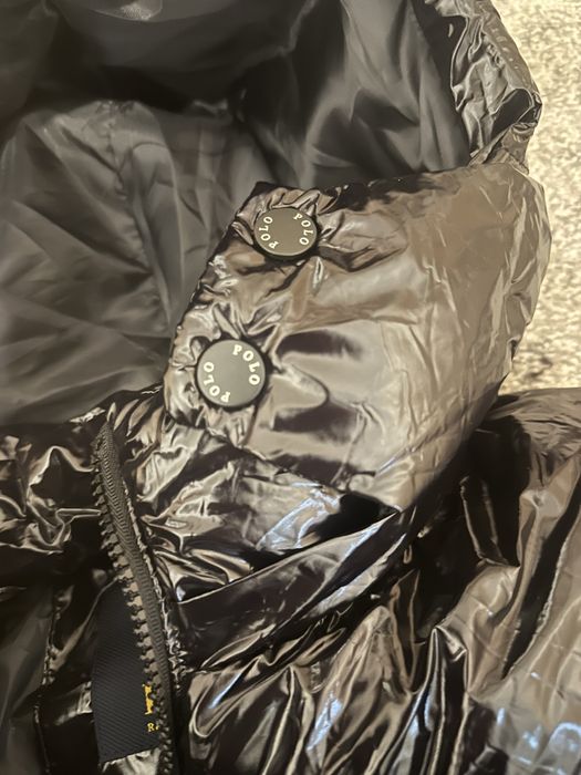 Geaca de iarna talph lauren puffer neagra