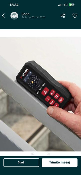 Ruleta 85m cu bateri