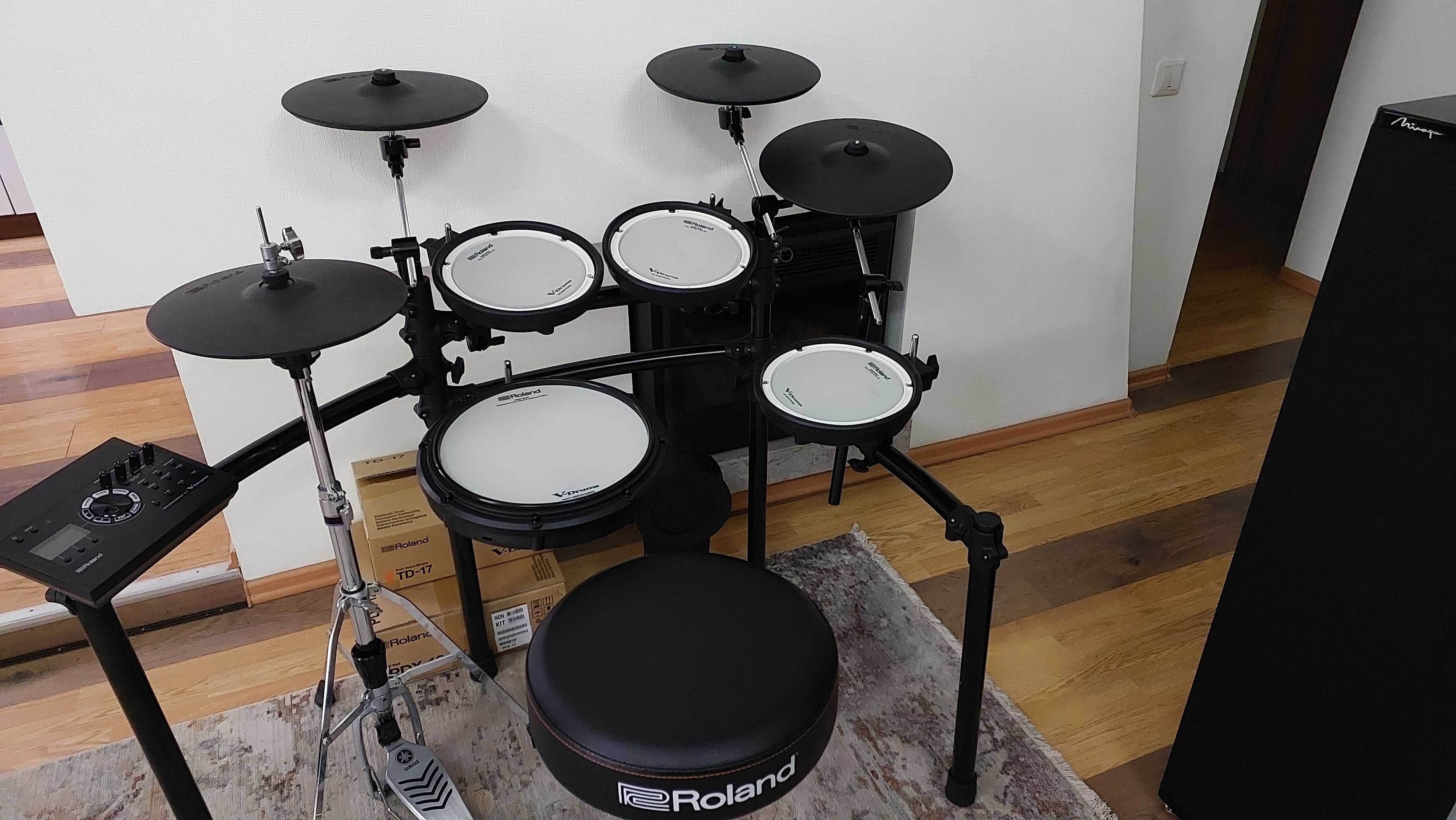 Ударная установка ROLAND  TD27K TD17KVX стул пэд  стойка модуль