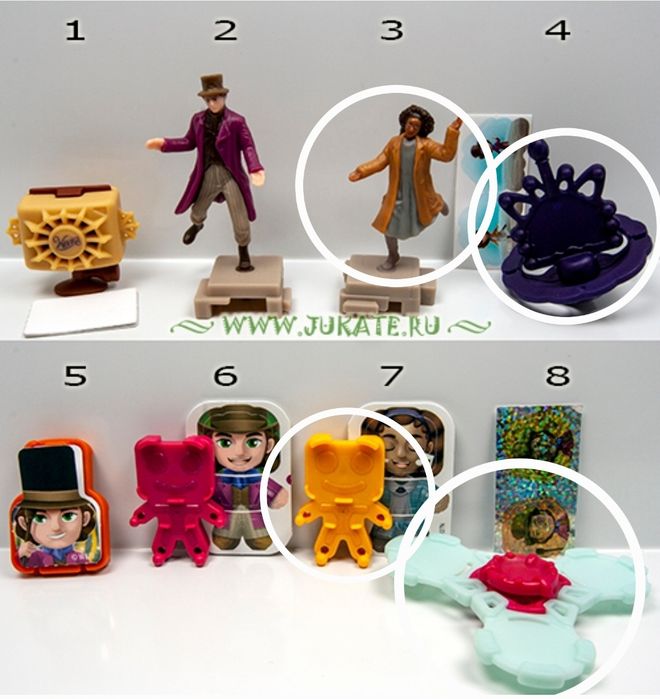 Игрушки из киндеров