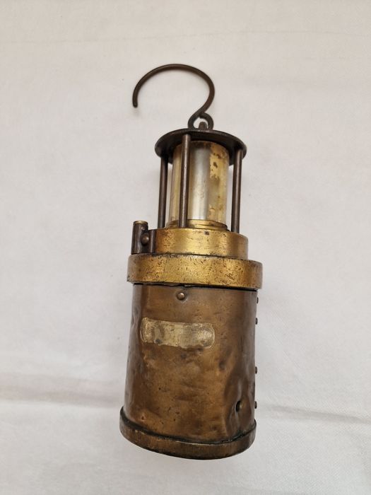 Lampa miner bronz