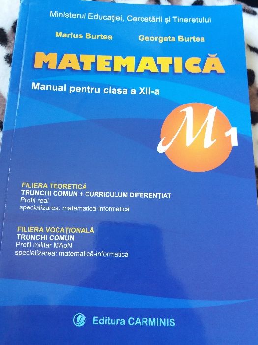 Matematica M1 clasa a XII-a