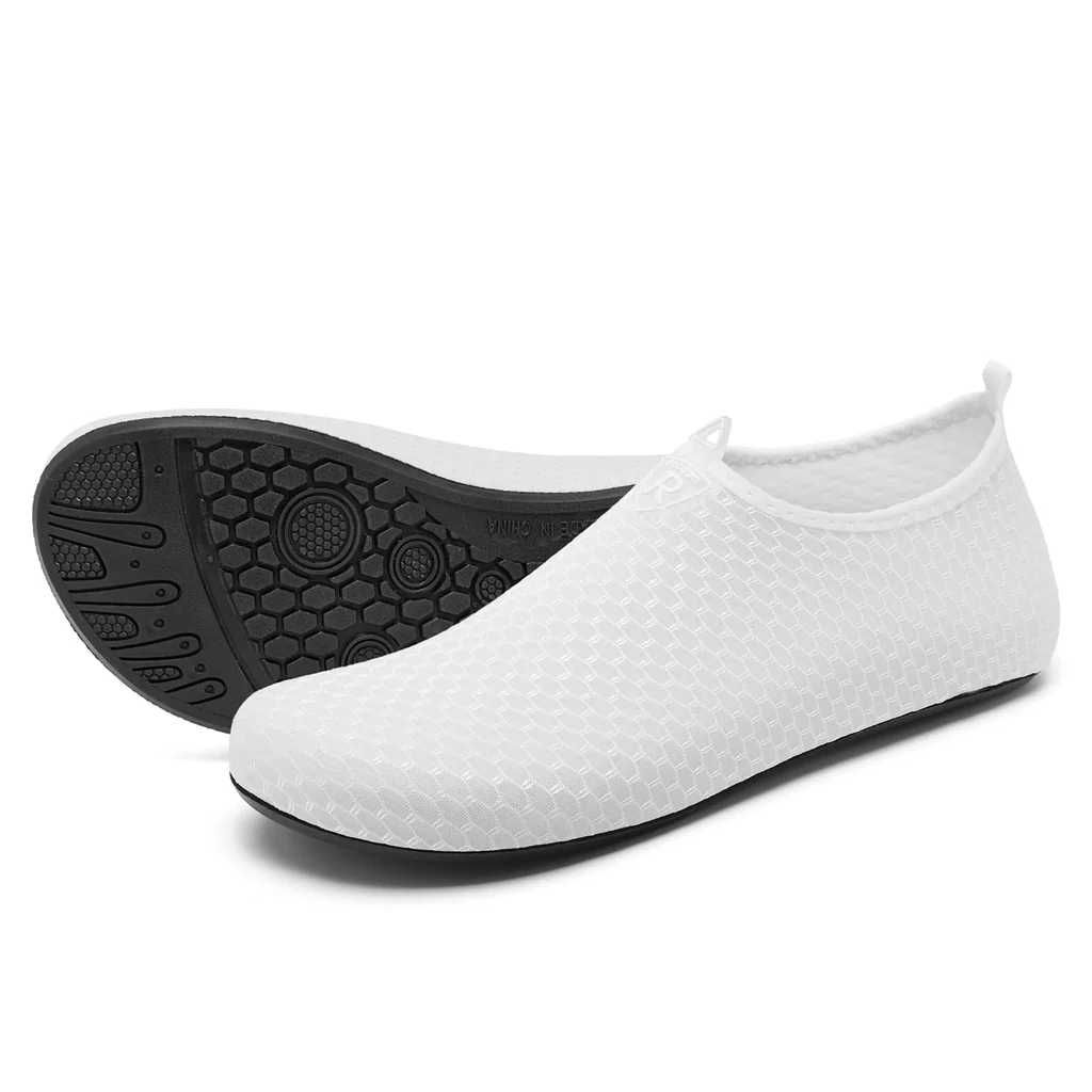 Pantofi de apă Racqua, unisex, albi, uscare rapidă