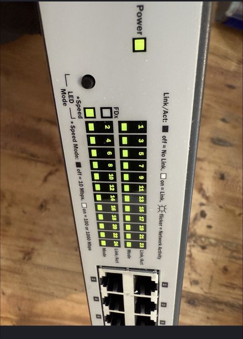 Switch gigabit HP ProCurve 1400-24G J9078A 24 porturi management