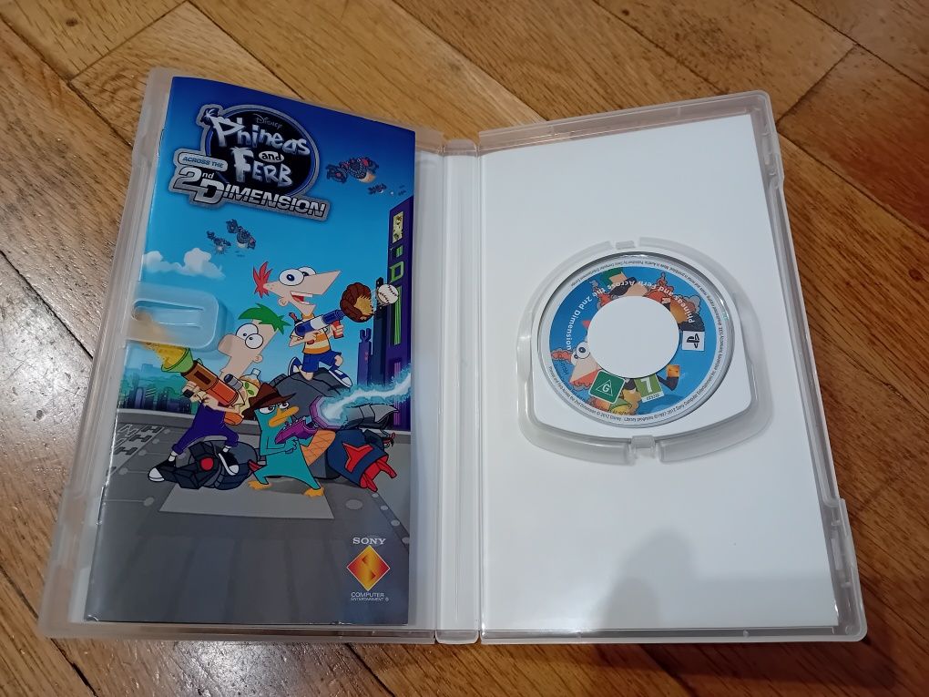 Phineas and Ferb Across the 2nd Dimension игра за PSP