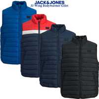 Jack & Jones Men's Quilted Lightweight Gilet Zip