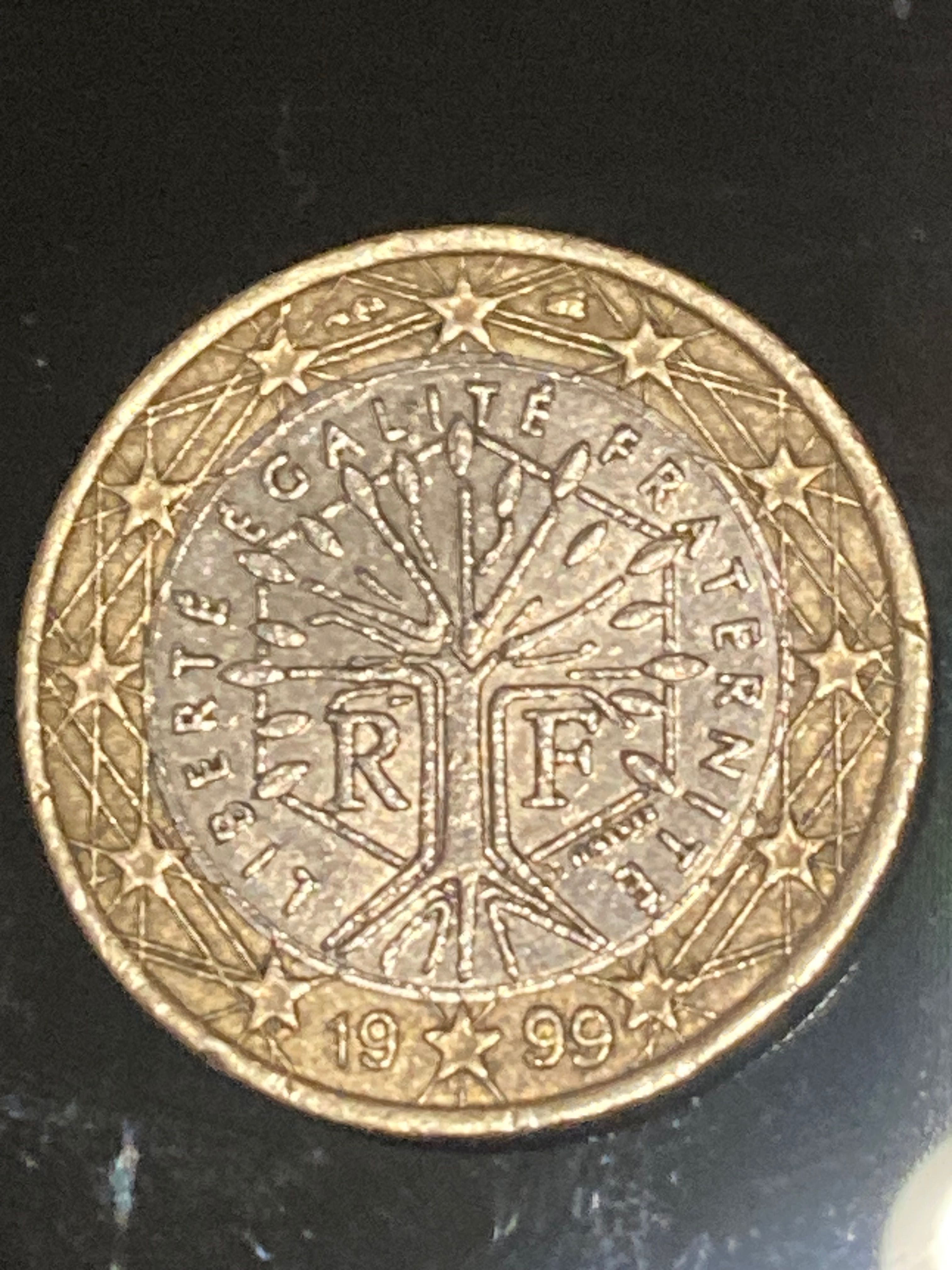 1Euro Coin France 1999 / 1Eвро Монета Франция 1999