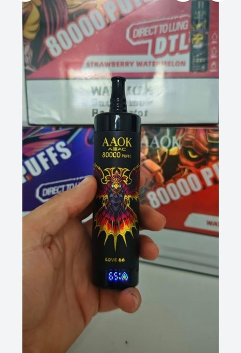 Vape 80.000 Puffs Narghilea Abur Mult Reincarcabil
