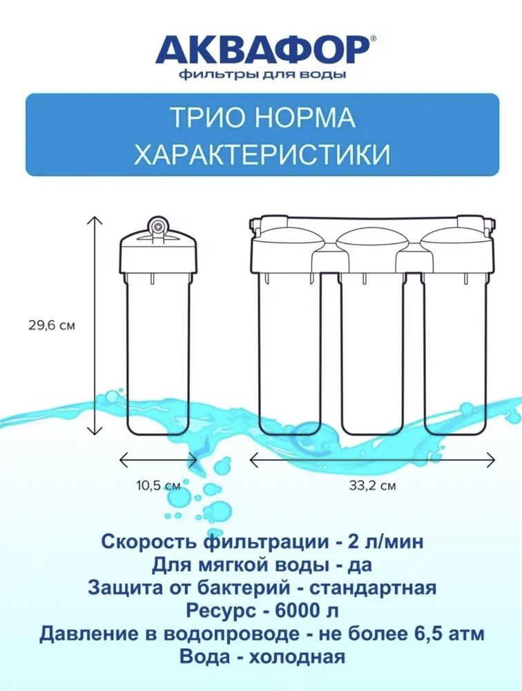 Аквафор трио норма умягчающий