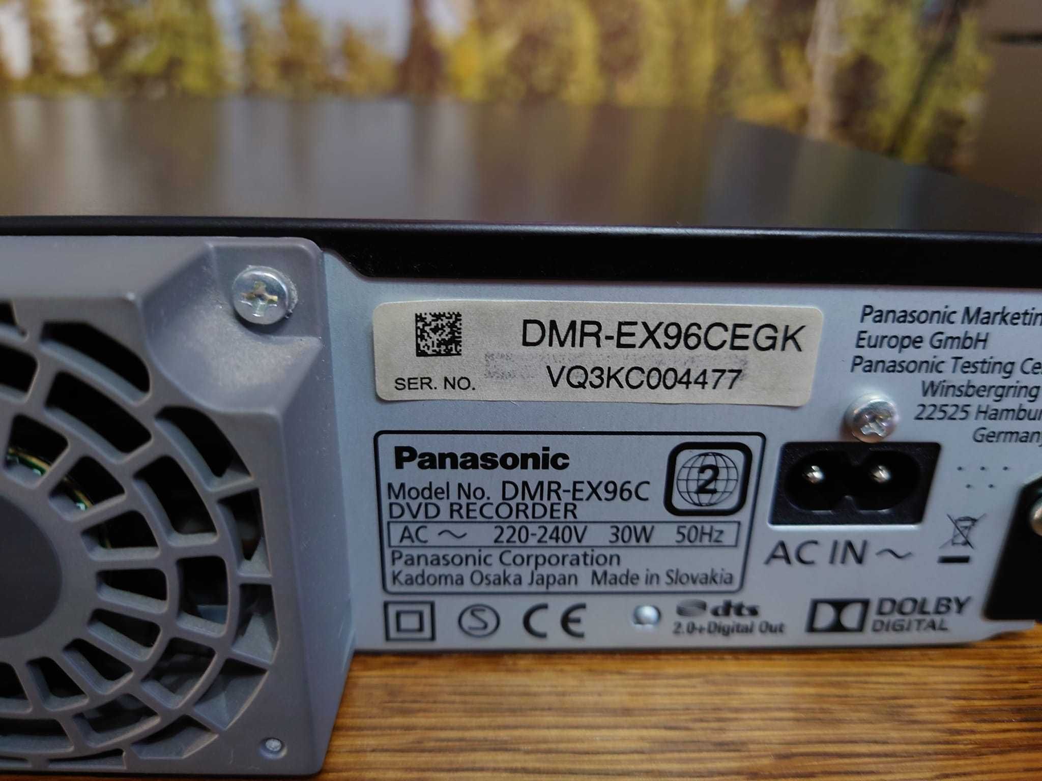 PANASONIC DMR-EX96C Dvd Recorder, Hdd 320 GB, DVB-C, Tuner TV