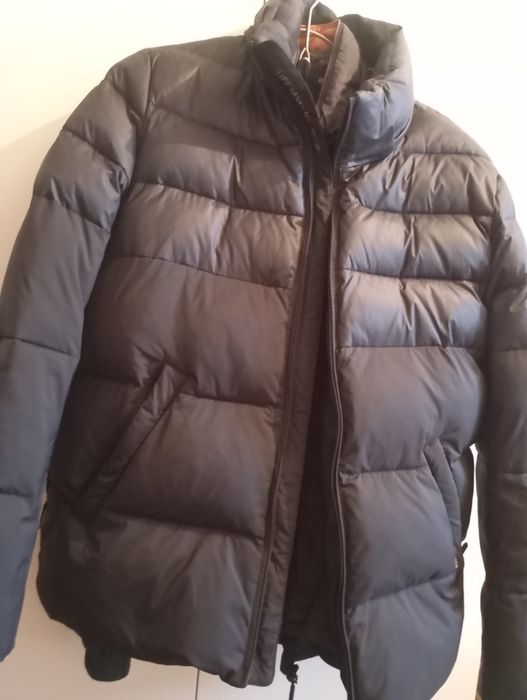 Пуховик зимний плотный 52 размер