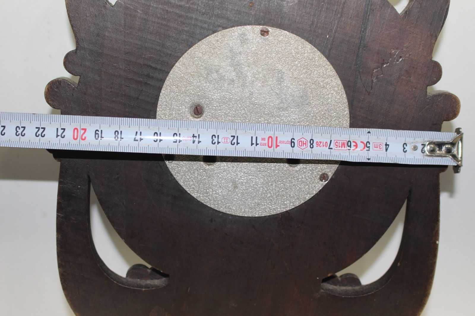 Уникален старинен барометър с основа дърворезба. Внос Франция