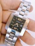 Ceas de damă Amadeus vintage cu quartz, carcasă și curea din oțel inox