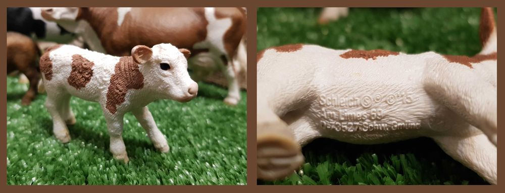 Set vite Schleich, ansamblu format din 2 vite si 2 vitei