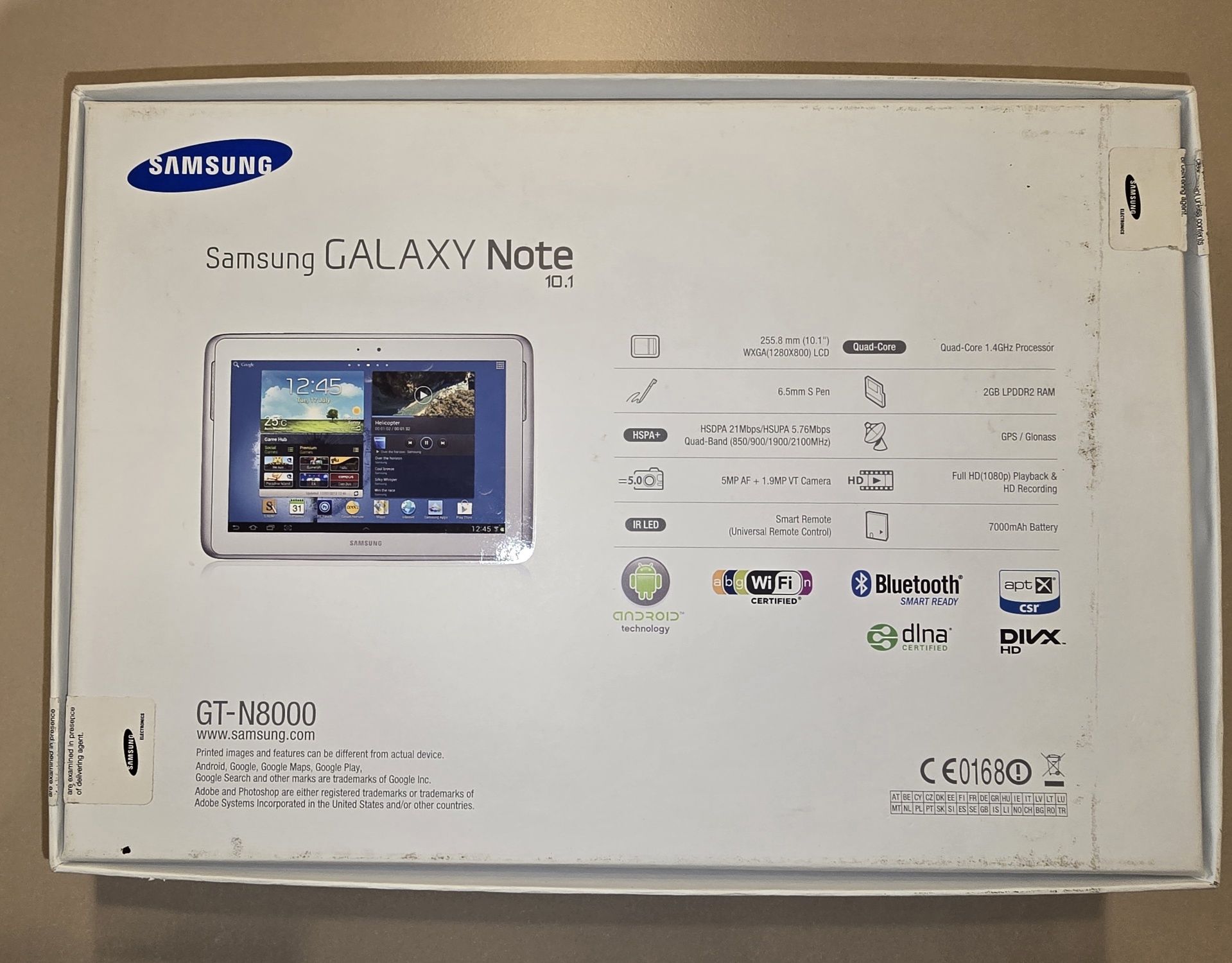 Таблет Samsung Galaxy Note 10.1, GT-N8000, 16 GB