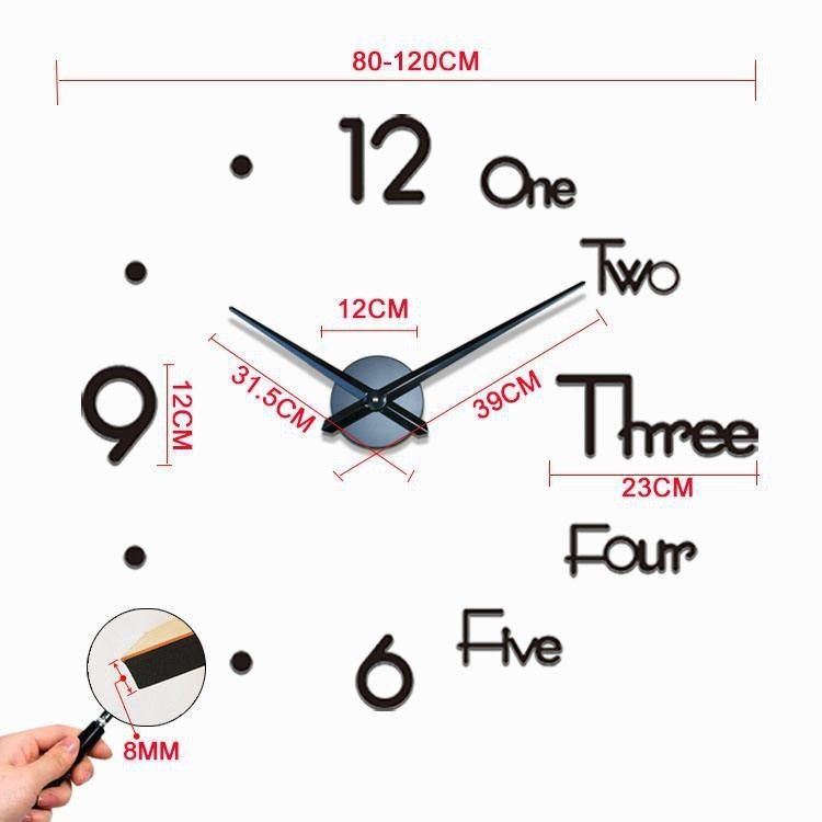 3D Девор соати "DIY CLOCK"