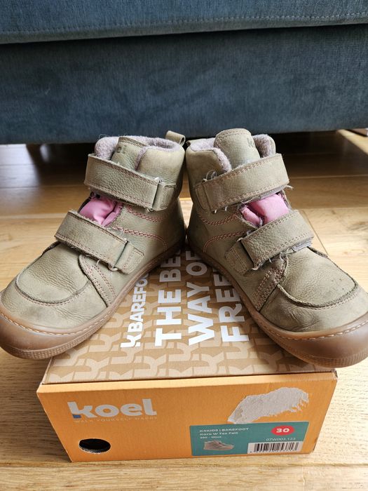 Детски боси боти/ботуши Koel Karo W TEX Hydro Leather, размер 30.