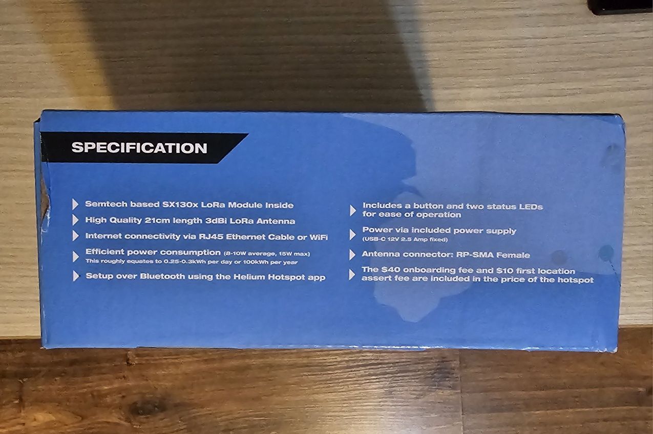 [NOU, SIGILAT] Nebra Helium HNT Miner Rock Pi Indoor