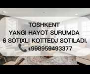 6 SOTIXLI KOTTEDJ (Namunali uy) sotiladi.