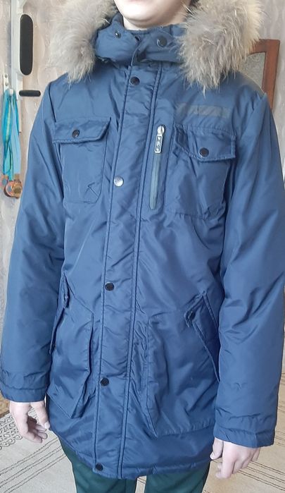 Зимняя куртка   на мальчика  на рост 160 см