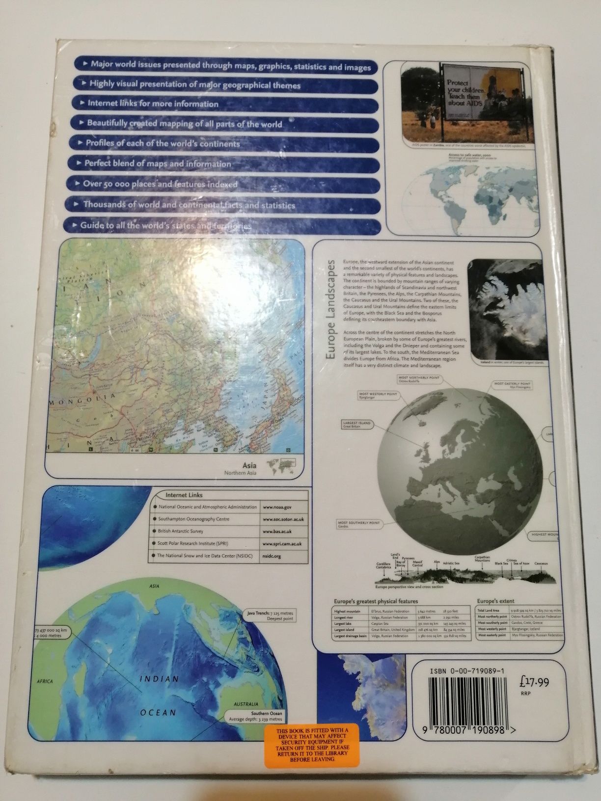 Atlas geografic carte