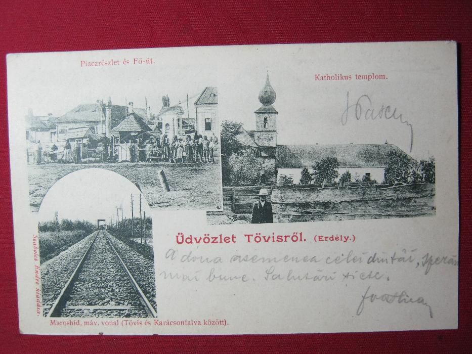 Ilustrata veche/Carte Postala/TEIUS,TOVIS,1901.