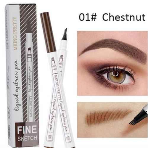 НЕМСКИ Молив за вежди с микроблейдинг ефект-Fine brows + ЛЕД ФЕНЕР