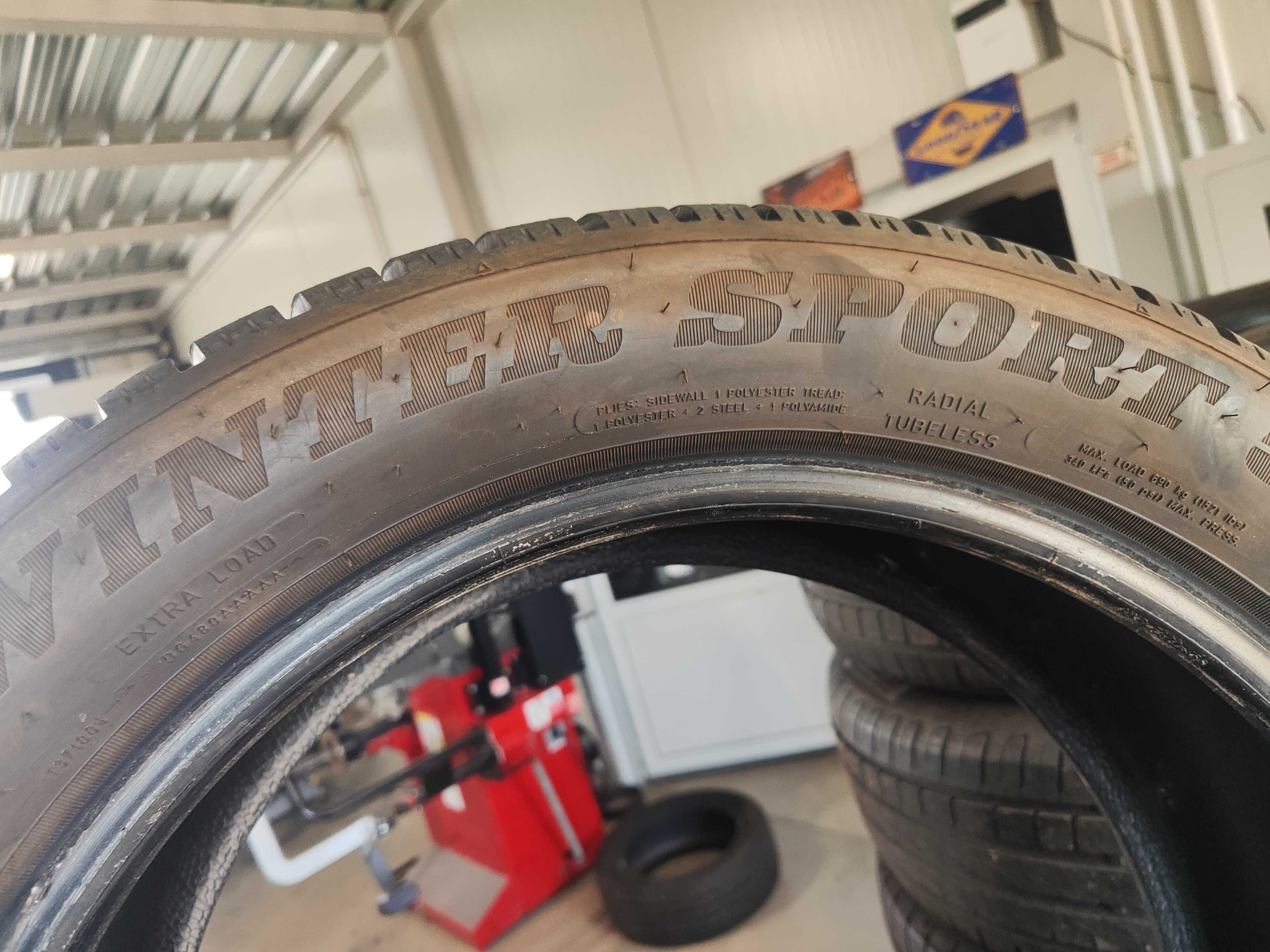 4бр.зимни гуми 205/55/17 Dunlop