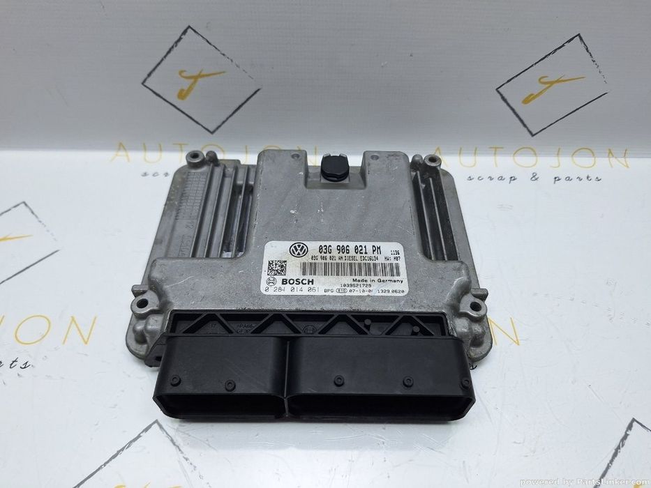 Calculator ECU VOLKSWAGEN GOLF V Variant (1K5) [ 2007 - 2009 ] TDI (BLS, BXE) 77KW|105HP BOSCH 0281014061 OEM 03G906021PM
