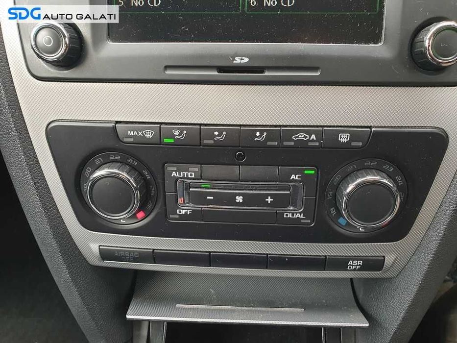 Panou Modul Consola Comanda Aer Conditionat Clima Climatronic Skoda Octavia 2 2004 - 2013