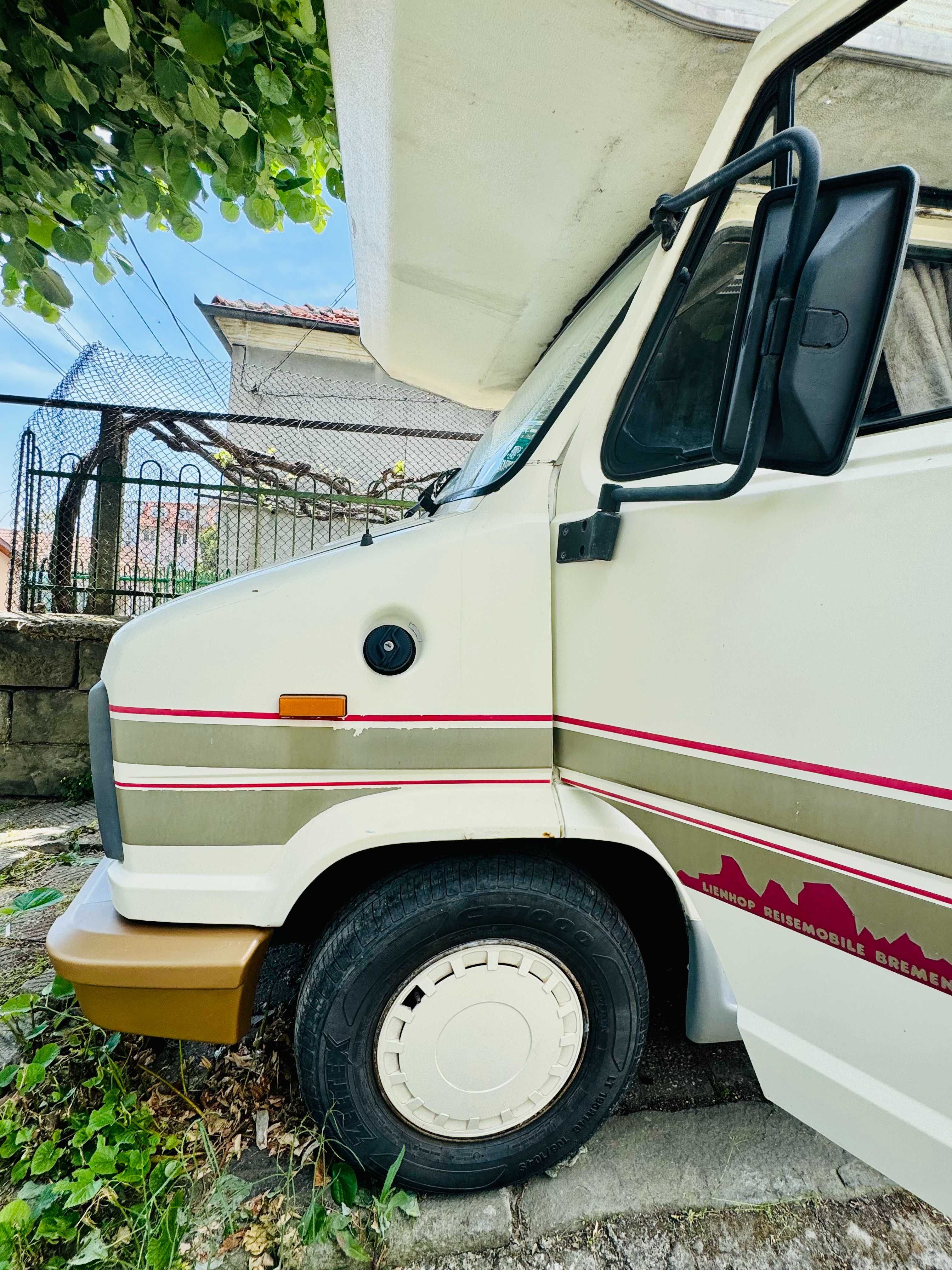 ГОТОВ ЗА СЕЗОН 2025 1991 Fiat Ducato Dethleffs Diesel 2.5 Turbo Diesel