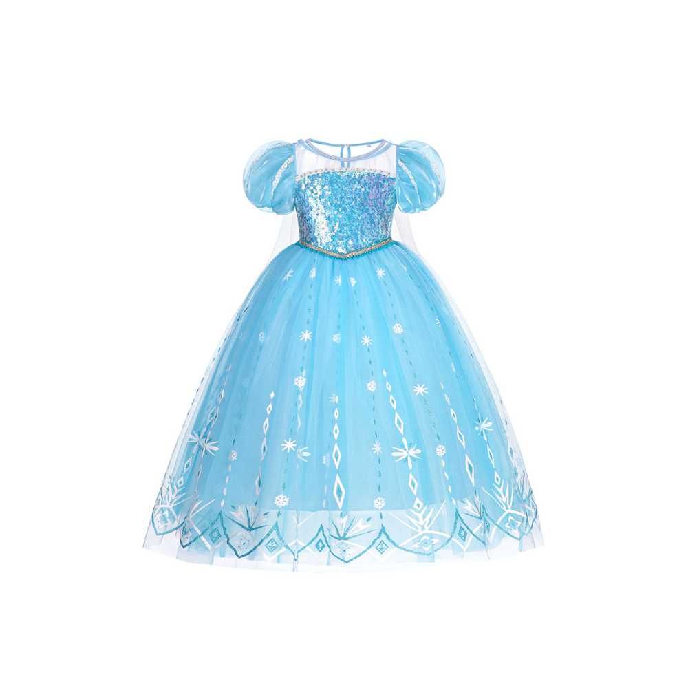 Rochita printesa ELSA FROZEN, stil Disney, calitate premium, 5-6 ani