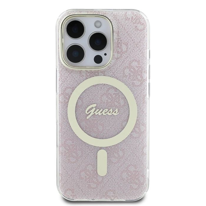 Husa GUESS pentru iPhone 16 Pro Max - Roz