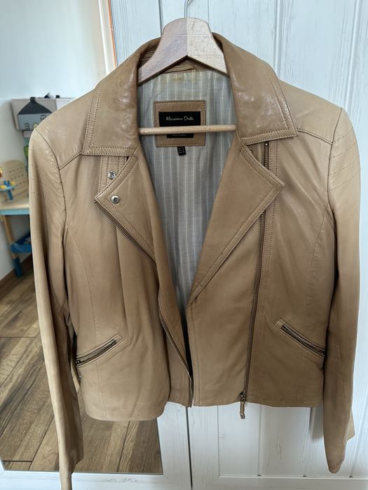 Кожено яко Massimo Dutti