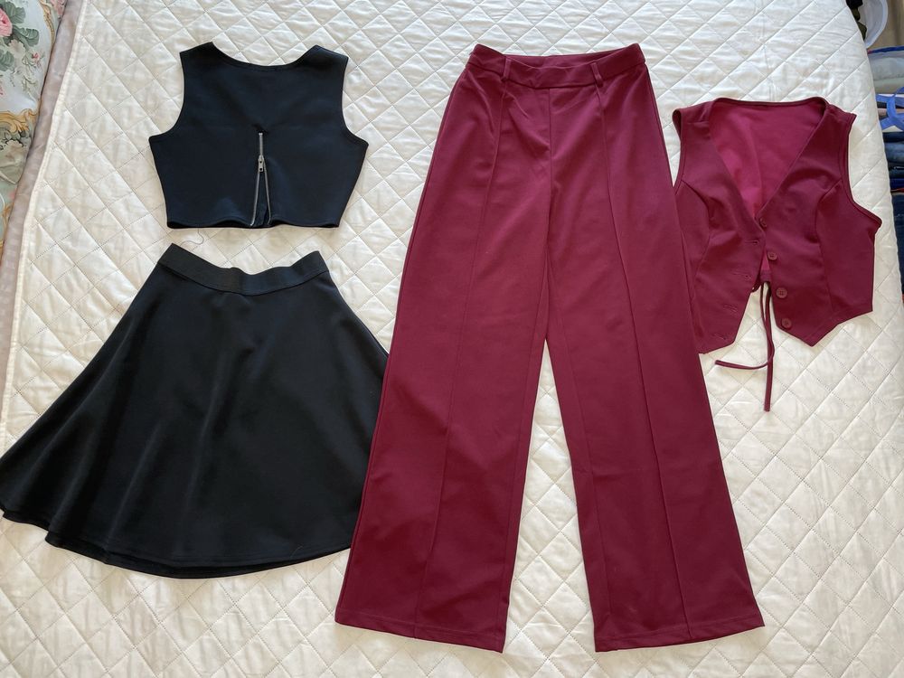 Дънки Zara, oysho  ,широк панталон , висока талия
