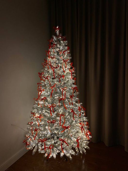 елка 2.3 метра снежная